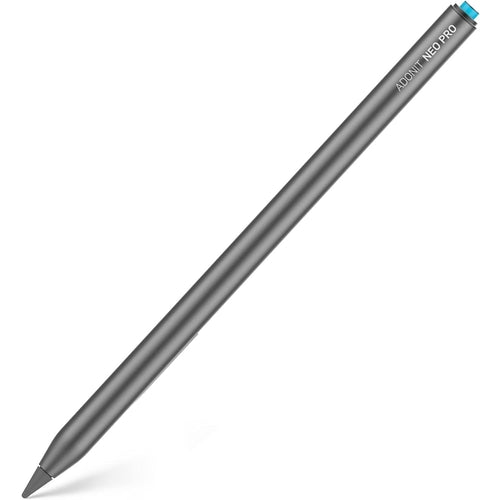 أدونيت نيو برو - قلم رصاص يمكن تثبيته بالمغناطيس على جميع أجهزة آيباد - رمادي