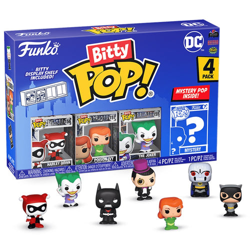 Bitty Pop! Heroes- DC - Harley Quinn 4pk