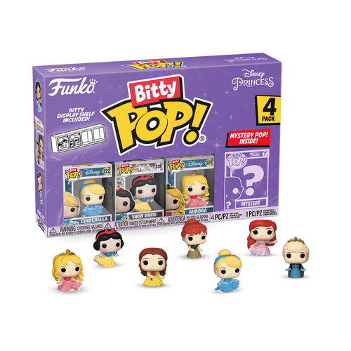 Bitty Pop! Disney- Disney Princesses - Cinderella 4pk