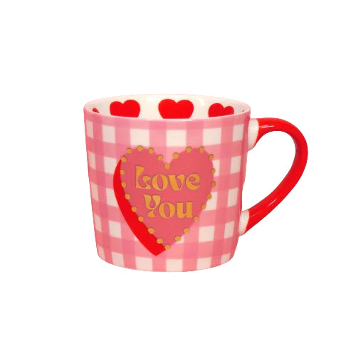 Love You Heart Mug