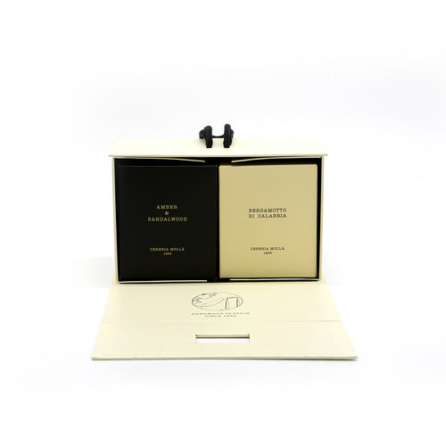 Luxury folding gift set for two candles