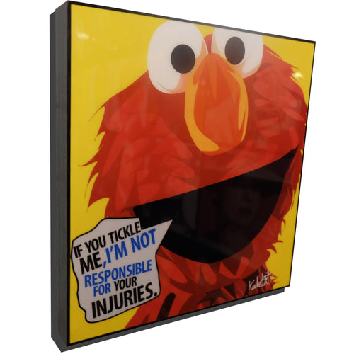 Elmo Pop Art Poster “If you tickle me” (25 x 25 cm)