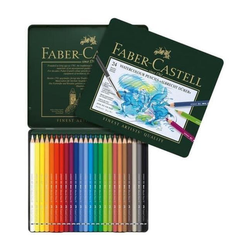 قلم رصاص للألوان المائية من فابر كاستل، علبة من 24 قطعة