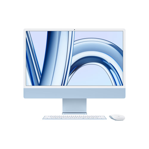 24-inch iMac with Retina 4.5K display- Apple M3 chip with 8‑core CPU, 256GB SSD - Blue
