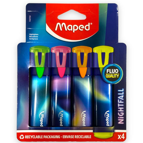 Maped Highlighter Nightfall P4 Colors