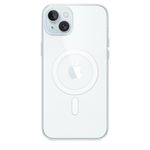 حافظة شفافة iPhone 15 Plus مع ماغسيف