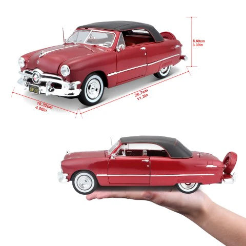 Maisto 1 18 Scale 1950 FORD Metallic Red Fnac KSA