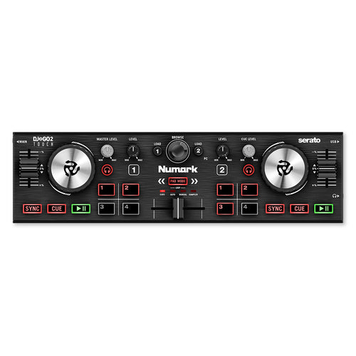 DJ2GO2TOUCH Port DJ Controller w/touch platter&audio