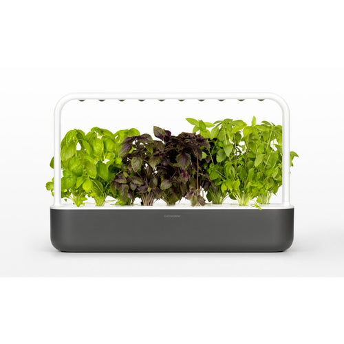 Click & Grow Indoor Smart Garden 9 Grey - Effortlessly Grow Fresh Herbs and Plants at Home
